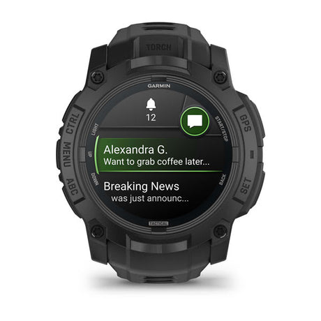 Garmin Instinct 3 50 mm AMOLED, Tactical rugged GPS smartwatch, Black 2