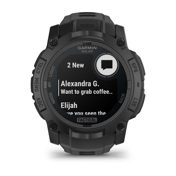 Garmin Instinct 3 50 mm Solar, Tactical rugged GPS smartwatch, Black 2