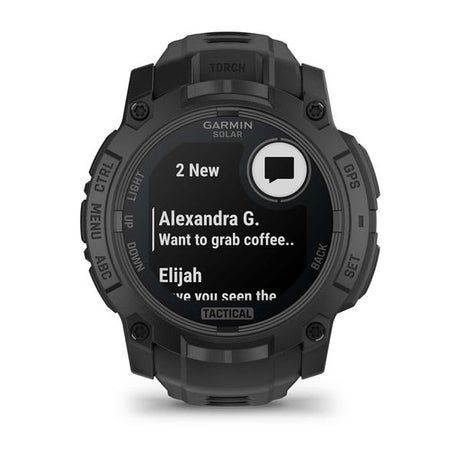 Garmin Instinct 3 50 mm Solar, Tactical rugged GPS smartwatch, Black 2