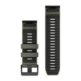 Garmin QuickFit 26 mm watch band, olive drab/black silicone 2
