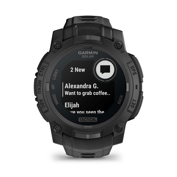 Garmin Instinct 3 45 mm Solar, Tactical rugged GPS smartwatch, Black 2