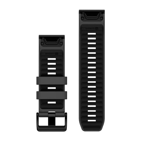 Garmin QuickFit 26 mm watch band, graphite/black silicone 2