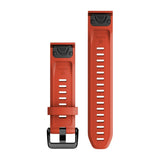 Garmin QuickFit 20 Watch Bands - Silicone / Flame Red