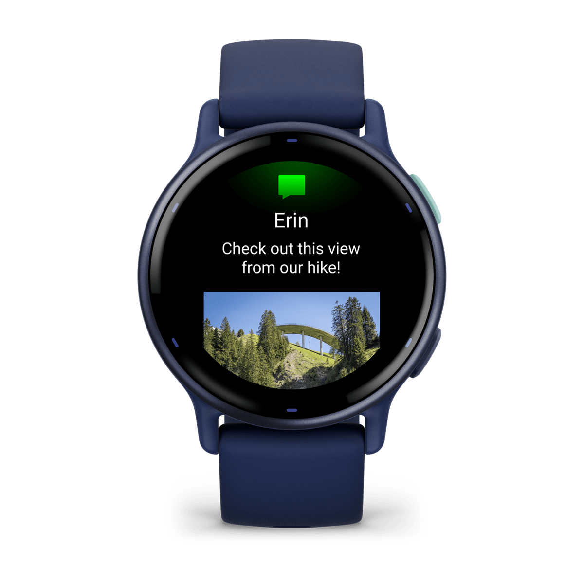 Garmin vívoactive 5 AMOLED GPS Fitness Smartwatch – Navy