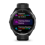 Garmin Forerunner 965 AMOLED GPS Running Smartwatch – Black / Powder Gray