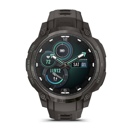 Garmin Instinct Crossover Hybrid GPS Smartwatch – AMOLED / Charcoal