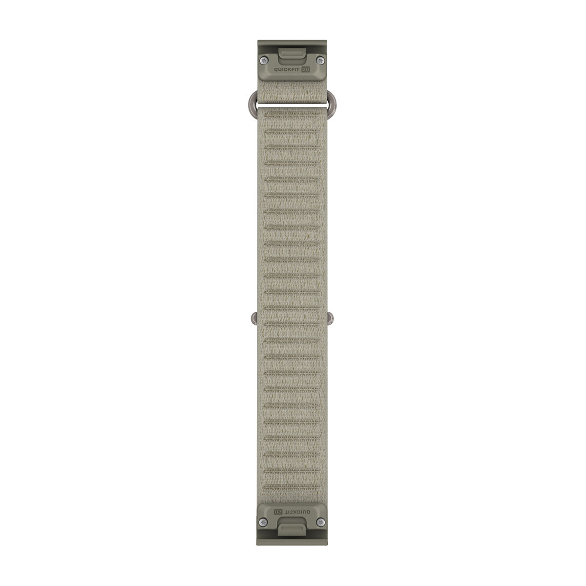 Garmin QuickFit 20 Watch Bands - Fabric / Short, Olive Gray ComfortFit