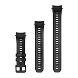 Garmin Instinct E 40 mm 20 mm Watch Bands - Black Silicone