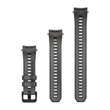 Garmin Instinct E 40 mm 20 mm Watch Bands - Charcoal Silicone
