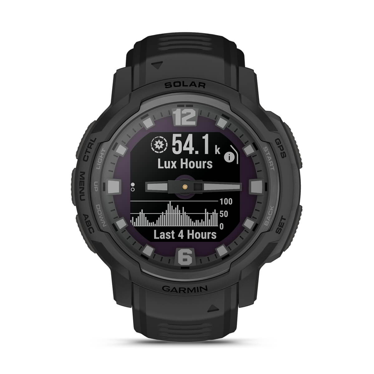 Garmin Instinct Crossover Hybrid GPS Smartwatch – Solar - Tactical / Black