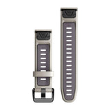 Garmin QuickFit 20 Watch Bands - Silicone / Light Sand/Deep Orchid