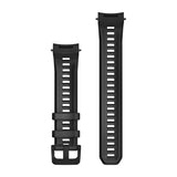 Garmin Instinct E 45 mm 22 mm Watch Bands - Black Silicone