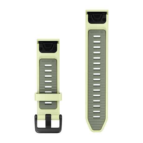 Garmin QuickFit 20 Watch Bands - Silicone / Citron/Willow