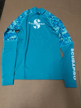 Open Box Scubapro Rash Guard Womens, Long Sleeve (UPF50)