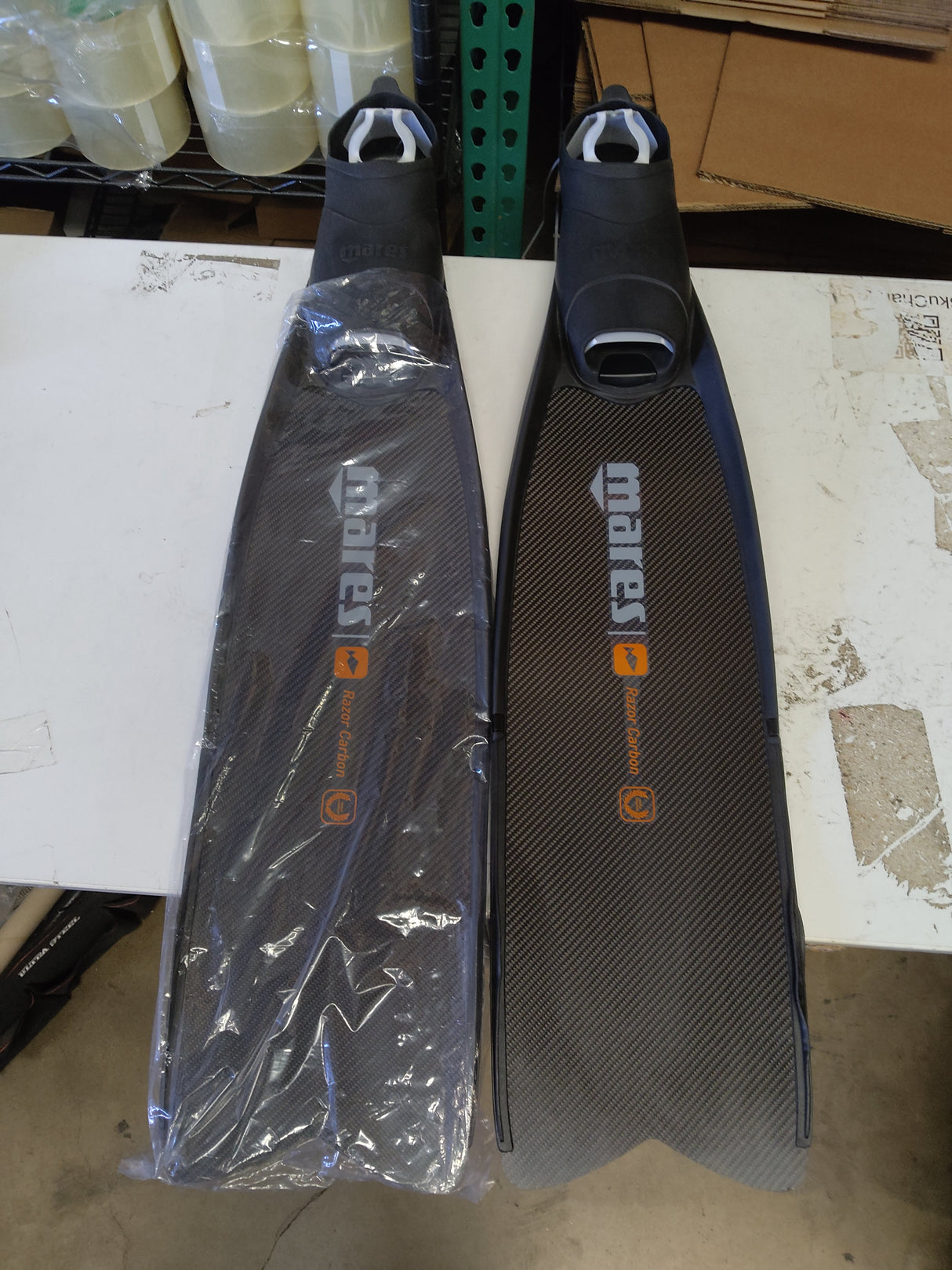 Open Box Mares Razor Pro Spear Fishing Full Foot Fin Black - 12/13 (47/48)