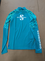 Open Box Scubapro Rash Guard Womens, Long Sleeve (UPF50)