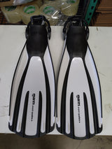 Used Mares Avanti Quattro Plus Open Heel Bungee Strap Dive Fin