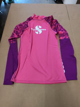 Open Box Scubapro Rash Guard Womens, Long Sleeve (UPF50)