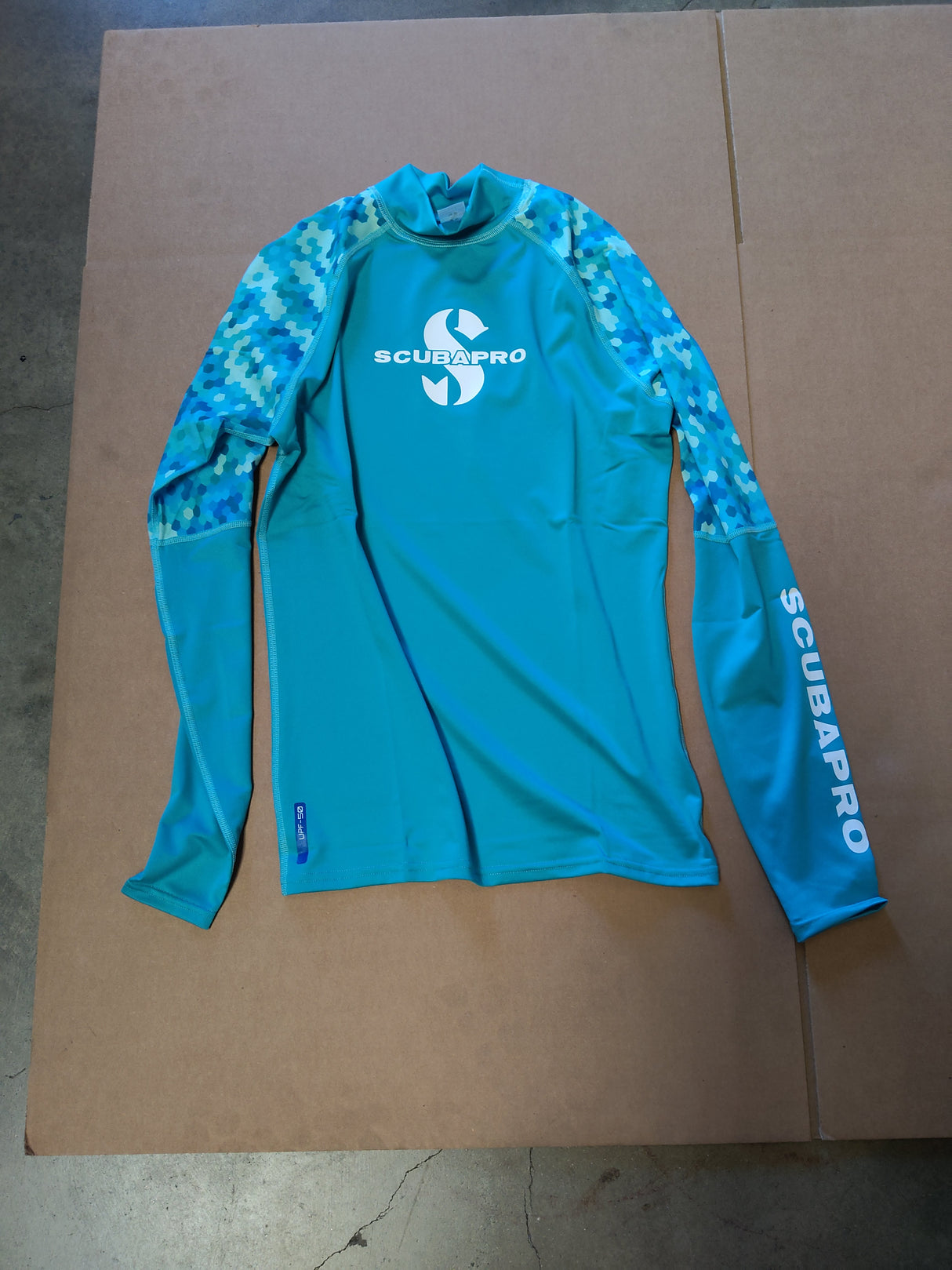 Open Box Scubapro Rash Guard Womens, Long Sleeve (UPF50)