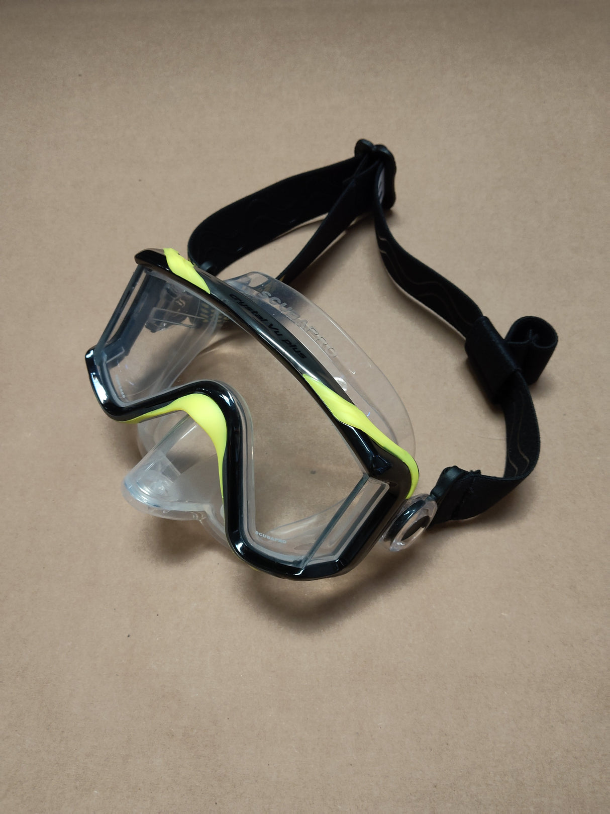 Open Box Scubapro Crystal Vu Plus Single Lens Scuba Diving Mask w/ Purge