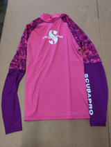 Open Box Scubapro Rash Guard Womens, Long Sleeve (UPF50)