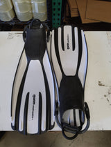 Used Mares Avanti Quattro Plus Open Heel Bungee Strap Fin