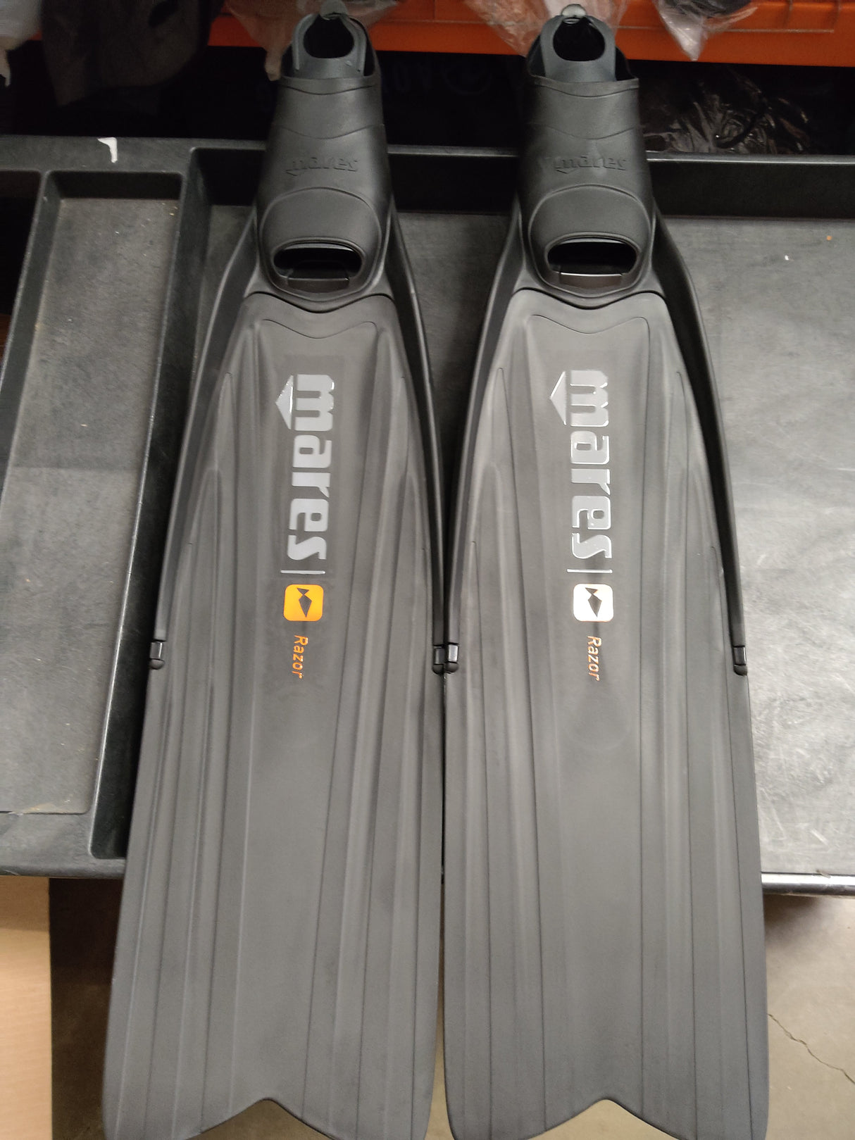 Used Mares Razor Pro Freediving and Spearfishing Fins