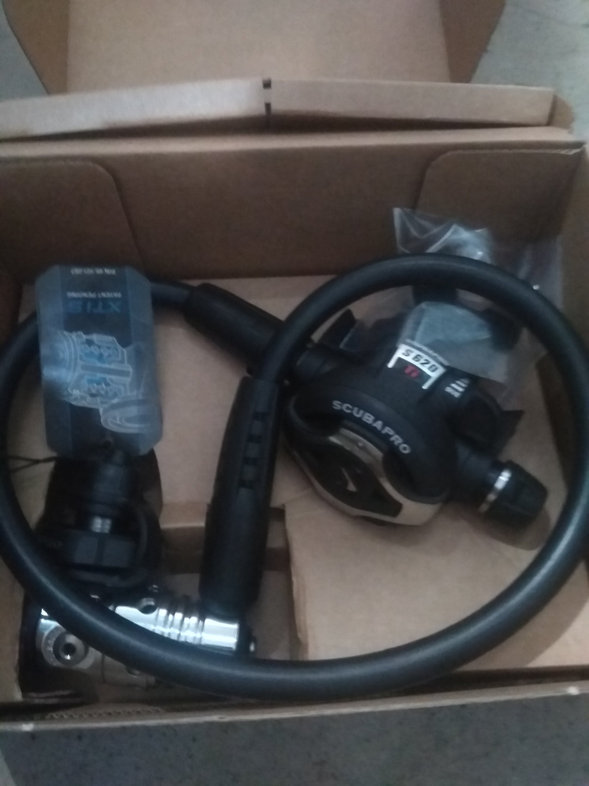 Used Scubapro MK25 EVO DIN 300/S620 TI DIVING REGULATOR SYSTEM