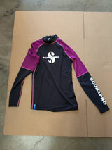 Open Box Scubapro Rash Guard Womens, Long Sleeve (UPF50)