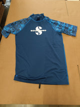 Open Box Scubapro Rash Guard Mens, Short Sleeve (UPF50)
