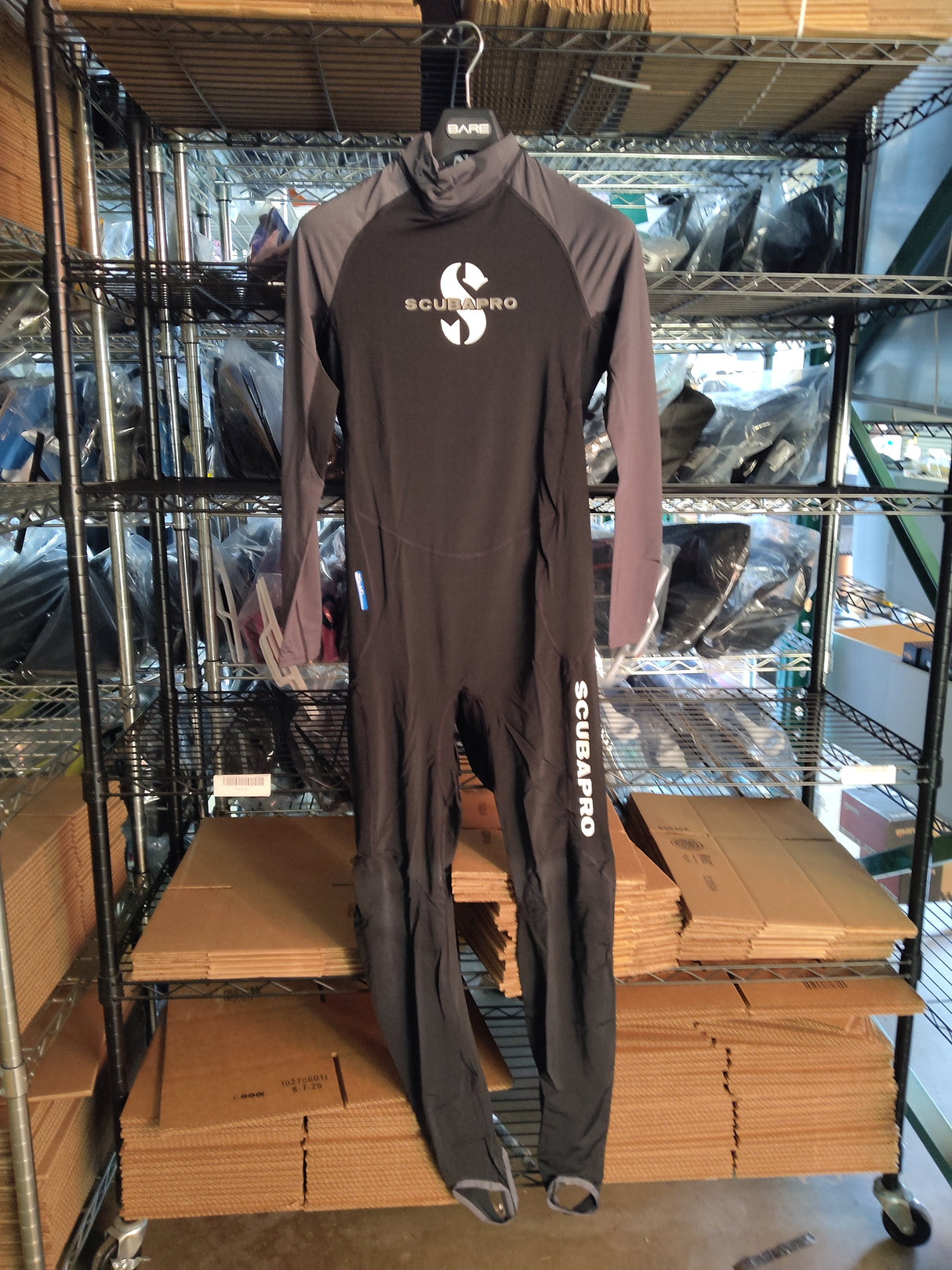 Open Box Scubapro UPF50 Graph Steamer Mens Full Scuba Diving Wetsuit