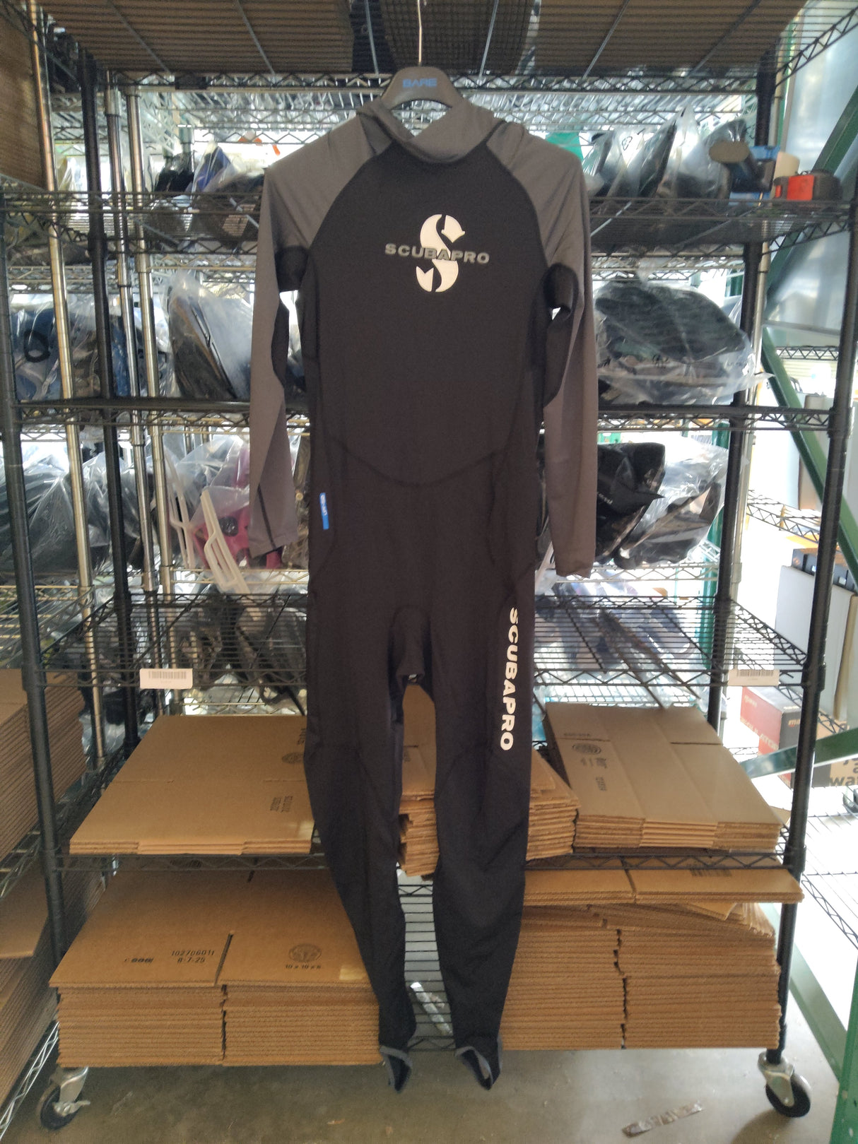 Open Box Scubapro UPF50 Graph Steamer Mens Full Scuba Diving Wetsuit