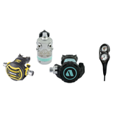 Apeks Complete Regulator Set – XL4 OCEA Regulator + XTX50 Octopus + 2-Gauge Console — YOKE, Mint