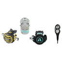 Apeks Complete Regulator Set – XL4 OCEA Regulator + XTX50 Octopus + 2-Gauge Console — DIN, Mint
