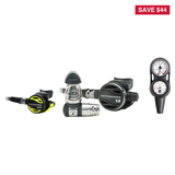 Atomic Complete Regulator Set – T3 Regulator + B2 Octopus + Maxdepth Console — includes Atomic Aquatics T3 Regulator, Atomic…