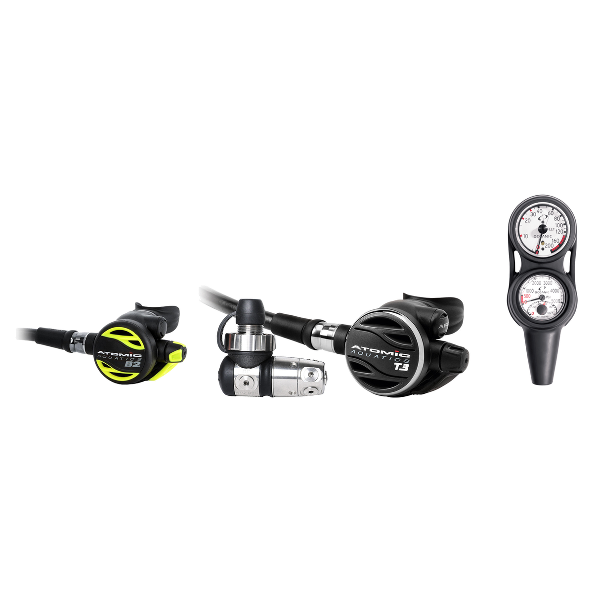 Atomic Complete Regulator Set – T3 Regulator + B2 Octopus + Maxdepth Console — Din Sealed