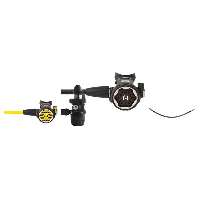 Hollis Complete Regulator Set – 150LX DC7 Regulator + 150LX Octopus + Compact SPG — includes Holis 150LX DC7 Dive Regulator…