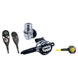 Mares Complete Regulator Set – Atlas ADJ 62X TBP Regulator + Dual Octopus + Mission 2 Console — DIN