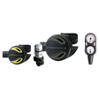 Oceanic Complete Regulator Set – Alpha 8 + SP5 Regulator + Alpha 8 Octopus + Maxdepth Console — DIN