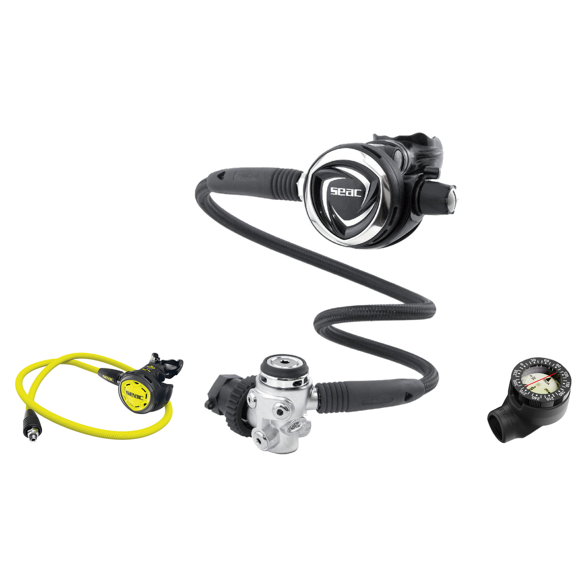 Seac Complete Regulator Set – DX200 Regulator + IT300 Octopus + Console — DIN