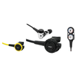 Tusa Complete Regulator Set – RS1001 Suitable for Cold Water Diving Regulator + SS-0001 Octopus + 3-Gauge Console