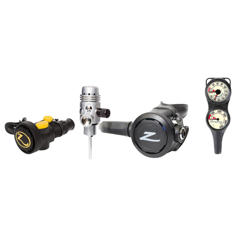Zeagle Complete Regulator Set – Envoy/RaZor II Regulator + Octo Z II + 2-Gauge Console