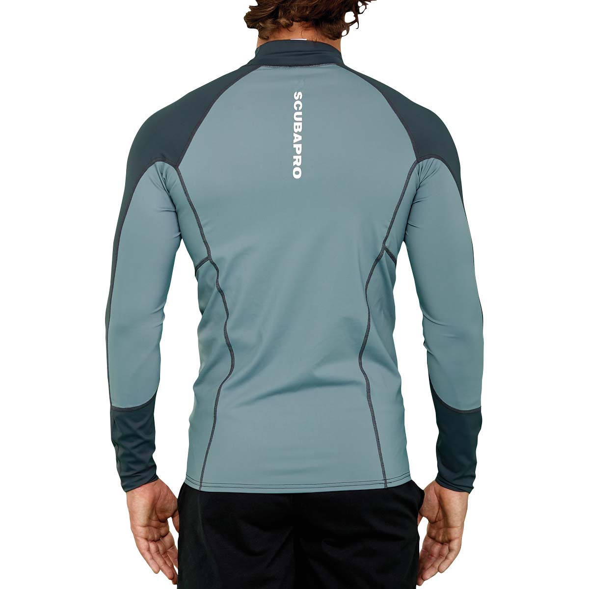 Scubapro Black T Flex Mens, Long Sleeve (UPF80)-