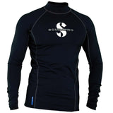 Scubapro Black T Flex Mens, Long Sleeve (UPF80)-Black-S-