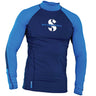 Scubapro Black T Flex Mens, Long Sleeve (UPF80)-Blue-L-