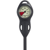 Scubapro Compact Plastic Pressure Gauge with Rubber U-Line boot and HP hose Dive Console - PSI-