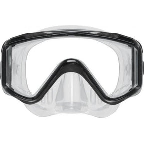 Scubapro Crystal Vu Plus Single Lens Scuba Diving Mask w/ Purge-Black/Gray-Clear-