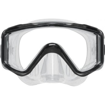 Scubapro Crystal Vu Plus Single Lens Scuba Diving Mask w/ Purge-Black/Gray-Clear-