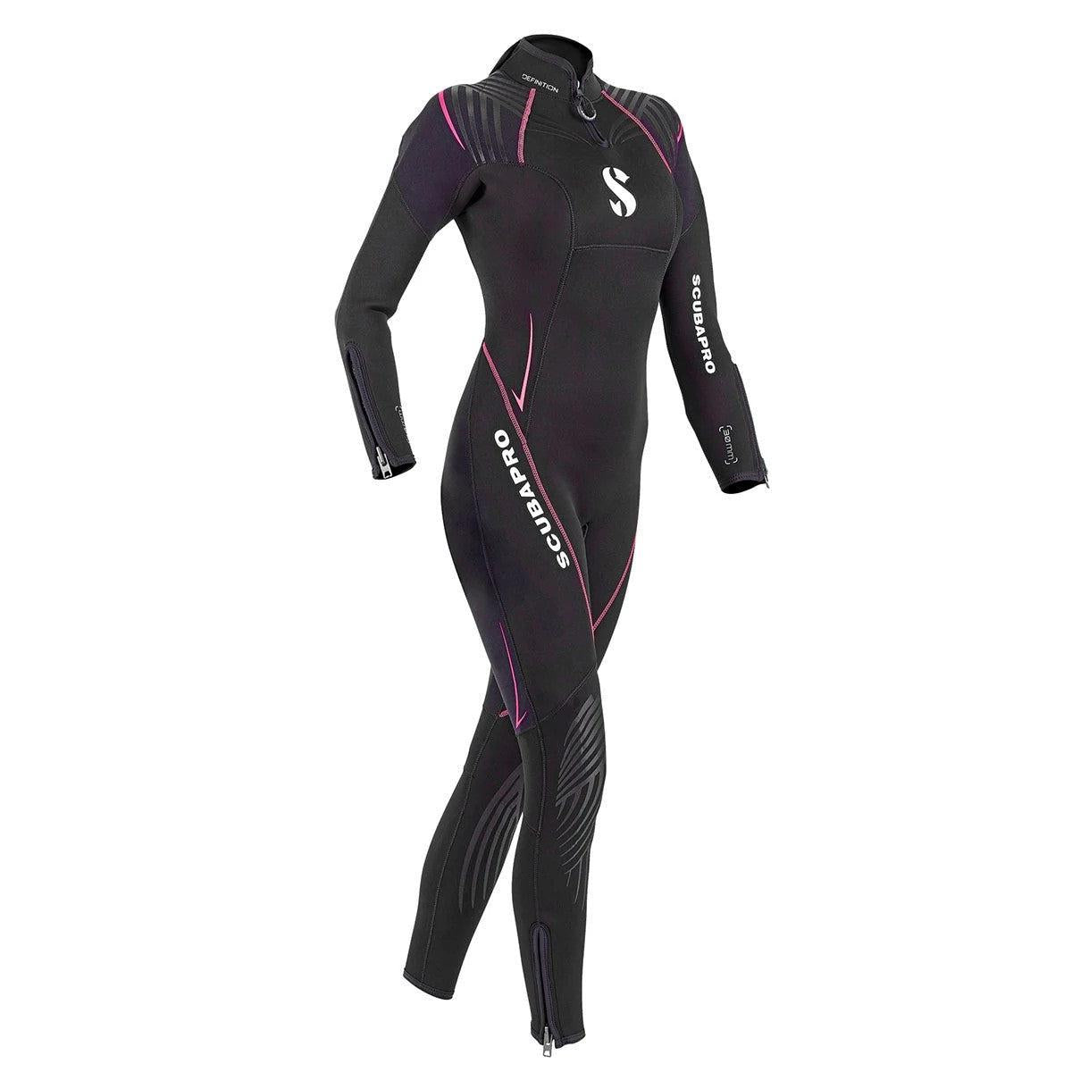 Scubapro Definition Steamer 3mm Womens Full Scuba Diving Wetsuit-XS-