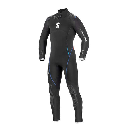 Scubapro Definition Steamer 7mm Men's Wetsuit – Premium Scuba Gear for Comfort & Performance-Black/Blue-S-